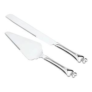 Ensemble de couteau et spatule à gâteau en métal pour les fêtes, durable, écologique, couleur personnalisée - Product Image 4