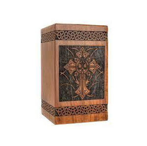 โกศเผาศพทำจากไม้สมัยใหม่สำหรับงานศพผู้ใหญ่และงานฝังศพทำด้วยมือพร้อมโลโก้ตามสั่ง - Product Image 3