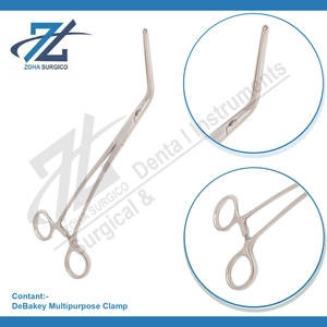 Debakey ชุดเครื่องมือผ่าตัดอเนกประสงค์ทำจากสแตนเลสใช้ซ้ำได้ผลิตในปากีสถาน - Product Image 3