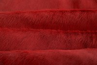 Poils sur peau de vache cuir rouge naturel avec des poils sur du cuir végétal Tan cuir véritable pour la fabrication de vestes pantalons sacs