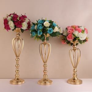 Ensemble de 3 vases à fleurs luxueux et tendance, brillance durable, rehausse l'attrait visuel des fleurs fraîches et séchées - Product Image 1