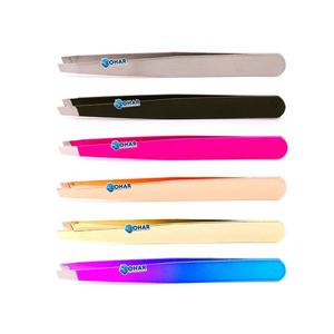 Pince à épiler à sourcils en acier inoxydable de la meilleure qualité pince à épiler le visage pince à sourcils tondeuse à sourcils Instruments de maquillage - Product Image 1