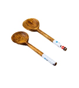 Cuillère en bois Ustensiles de cuisine naturels de haute qualité - Product Image 2