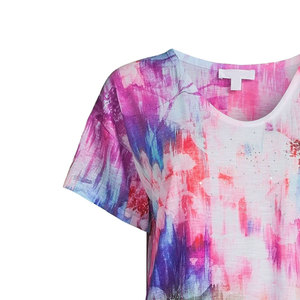 Camiseta de sublimación para mujer de nuevo diseño de alta calidad, camiseta de sublimación de diseño personalizado de gran tamaño para mujer - Product Image 5
