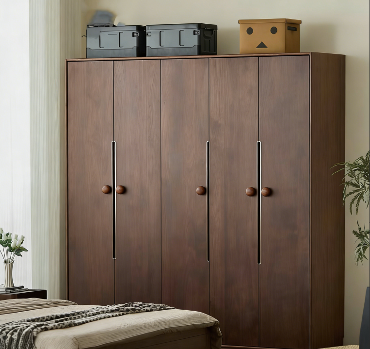 Wooden Wardrobe Bedroom Furniture With Sliding
