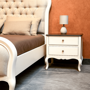 Cadre de lit en bois massif contemporain avec design épuré Construction en bois dur durable et finition mate lisse pour l'élégance de tous les jours - Product Image 3