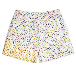 Pantalones Cortos Deportivos Unisex Personalizados con Estampado Digital de Patrón Sólido, Transpirables, de Secado Rápido, 100% Poliéster, 340g, para Todas las Temporadas - Product Image 4