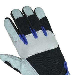 Nuevos guantes de trabajo de seguridad mecánicos personalizados de la mejor calidad al por mayor para hombres, guantes de cuero aplicables al aire libre de Pakistán - Product Image 4