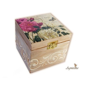 Modern Style Fashion Jewellery Gift For Necklace <b>Box</b> With Meena Cattle Printing Handcrafted With Excellent Quality Square Shape - Product Image 2