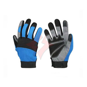 Gants de sécurité en cuir sur mesure, à sangle unique, légers, respirants, pour travaux industriels, construction - Product Image 1