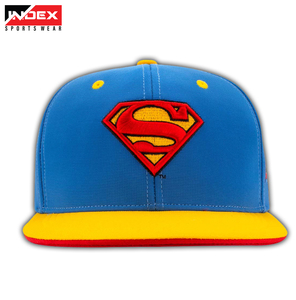 Gorra de béisbol de Superman con bordado 3D Gorras de hip hop con bordado e impresión de diseño personalizado - Product Image 1