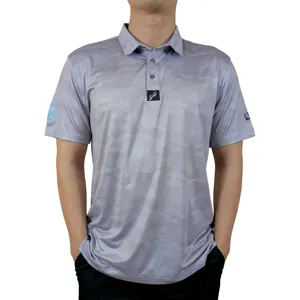 Polo de golf de la mejor calidad, diseño personalizado, impresión por sublimación completa, venta al por mayor, mejor precio, MOQ bajo, 100 piezas, ropa hecha en Vietnam