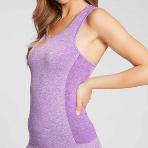Camiseta sin mangas de culturismo para gimnasio para mujer, camiseta de entrenamiento elástica para Yoga, diseño de cuello redondo, talla única para todas las industrias Haus - Product Image 2