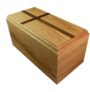 Urne en bois artisanale pour crémation de cendres humaines adultes urne décorative en bois urne gravée du Vietnam fournitures funéraires - Product Image 2