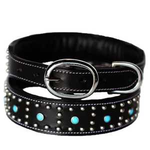 Best Quality Leather Dog Collar with Stainless Steel Fittings Durable & Stylish - Product Image 1