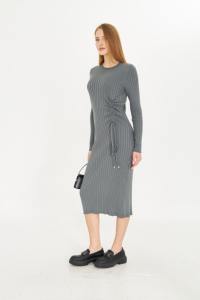 Vestido de punto elegante y cómodo acanalado para mujer - Product Image 4