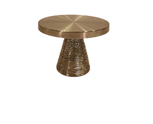 Customized 2-Tier <b>Gold</b> Plated Metal Cake Stand Premium Wire Design for Anniversary & Birthday Parties OPP Bag Packed Cake Tools - Product Image 4