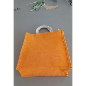 Bolsa de Yute Resistente con Capacidad para 20 Kg, Bolsa de Compras de Lona, Bolsa de Supermercado Reutilizable, Bolsa Publicitaria con Impresión Personalizada - Product Image 4