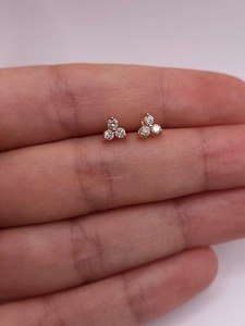 Pendientes de piedras preciosas de topacio blanco de Plata de Ley 925 estilo bohemio, joyería hecha a mano, pendientes de tuerca, joyería para mujer, regalo de boda para - Product Image 5