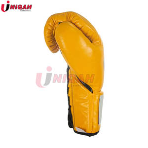 ถุงมือชกมวยหนังวัวประสิทธิภาพดีที่สุดสายรัดข้อมือปรับได้กันลื่นปรับได้ผ้าพันมือ - Product Image 3