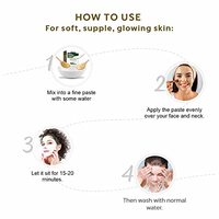 INDUS VALLEY Bio Organik 100% Alami Bubuk Herbal Kulit Jeruk Vitamin E & C Perawatan Wajah Melembapkan Suplemen Kulit Kering