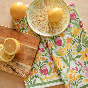Serviette de cuisine en coton pur de couleur vive, design personnalisé, pour le séchage de la vaisselle et le nettoyage des surfaces - Product Image 2