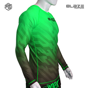Ropa deportiva sublimada personalizada BJJ de manga larga para hombres Premium para adultos de poliéster - Product Image 5