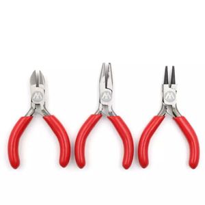 3pc Tooth Needle <b>Round</b> <b>Nose</b> <b>Pliers</b> Cutter Tool Kit for Jewelry Making Tools - Product Image 1