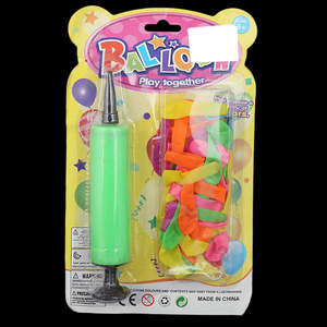 ลูกโป่งปาร์ตี้พร้อมปั๊มลม - สีเขียว - Product Image 1