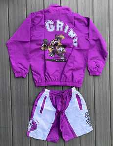 Custom <b>Men</b> Sets Two Piece Custom Dtg Print <b>Zip</b> <b>up</b> Nylon Two Piece Joggers Short Set Windbreaker Shorts and Jacket Tracksuit - Product Image 4
