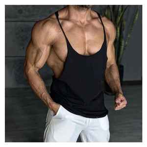 Custom Wholesale Fitness Sports Workout Gym Clothing Tank Top Bodybuilding <b>Stringer</b> <b>Vest</b> Custom Cotton Gym <b>Mens</b> Running - Product Image 5