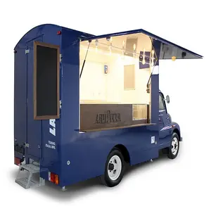 Iyi durumda gıda kamyon EC tipi onay mobil Catering kahve Bar gıda kamyon avusturya'dan gemi hazır