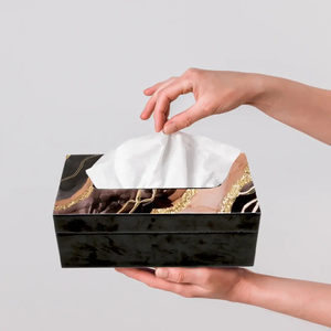 Fabricante de cajas de pañuelos con incrustaciones de hueso indio para el hogar, restaurante, Hotel, parte, Decoración de mesa de boda, precio al por mayor de Tradebit - Product Image 2