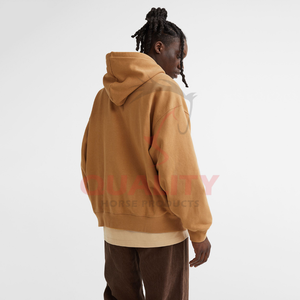 Sudadera personalizable de algodón 100% para hombre, Jersey de invierno con capucha y logotipo estampado, forro polar sólido térmico para la temporada de otoño - Product Image 6