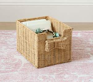 Nuevo diseño para cesta de ratán con decoración de pajarita hecha en Vietnam cesta de regalo para niño con venta al por mayor - Product Image 5