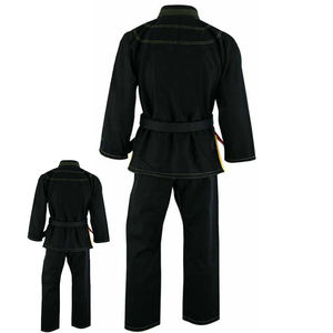 Fabricant d'équipement d'origine Armure de perles blanches Jiu Jitsu Gi brésilien Nouveau coton BJJ Gi Black Jiu Jitsu Gi Vente en gros Martial pour le Taekwondo - Product Image 4