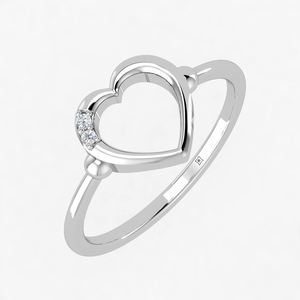 Rikhava Custom Made Fine Sterling Fashion Women's <b>Wedding</b> Engagement Rings Featuring IGI Certified Moissanite White Gold <b>Diamond</b> - Product Image 3