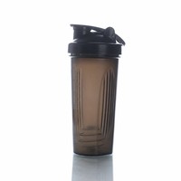 Gourde de sport en plastique sans BPA, anti-fuite, pour boire directement, idéale pour la gym et les voyages
