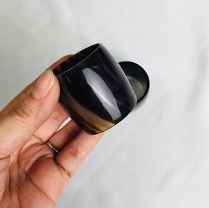 Anillos de servilleta de cuerno de Búfalo con logotipo personalizado único al por mayor soporte de anillo de servilleta de estilo animal pulido para eventos de comedor - Product Image 3