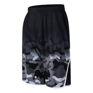 Pantalones Cortos Casuales de Malla Transpirable y de Secado Rápido para Hombre, con Logotipo Personalizado, Diseño Liso Teñido, a la Moda de Verano - Product Image 1