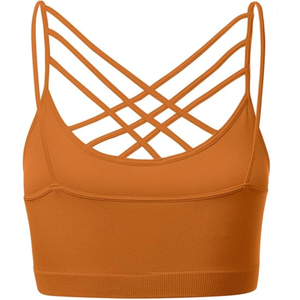 Hot selling <b>Backless</b> <b>sport</b> <b>Bra</b> High Elastic Fitness Top Seamless Yoga <b>Sports</b> <b>Bra</b> for Women - Product Image 2