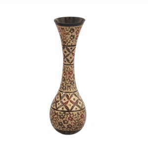 High Quality Brass Flower <b>Vase</b> With <b>Beautiful</b> Engraving Gold And Black Finished Table Decoration Flower <b>Vase</b> - Product Image 6
