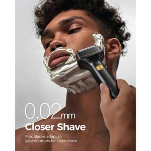 Tondeuse Électrique Professionnelle Sans Fil pour Hommes, Rasoir Ajustable en Acier Inoxydable, Tondeuse à Cheveux USB pour Usage Domestique et en Camping-Car - Product Image 2