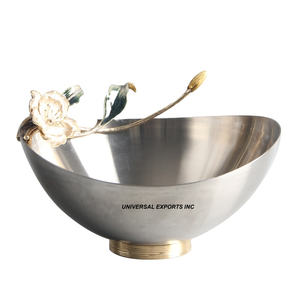 Cuenco de chocolate redondo de metal Más vendidos al por mayor Nuevo cuenco dulce Cuenco de chocolate decorativo de diseño clásico y elegante - Product Image 3