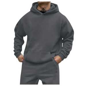 Sublimación en blanco Sudaderas con capucha ligeras Venta al por mayor Jersey Hombres Sudadera con capucha Hombro caído Sudaderas blancas Hombre Sudaderas Hombre - Product Image 2