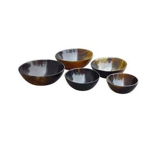 Bol en corne de buffle de taille différente servant et fruits secs et bol en corne de buffle au design moderne et vente chaude - Product Image 5