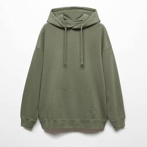 Surdimensionné 420GSM coton polaire pull sweat hommes Anime graphique sweats à capuche à la mode Streetwear couleur unie hiver mode à capuche - Product Image 1