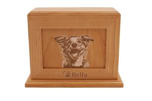 Urna de Madera Grabada Forever Friends para Cenizas Humanas, Urna Grande para Hombre o Mujer Adulto, Urnas de Madera de Palisandro Hechas a Mano para Cenizas Humanas - Product Image 6
