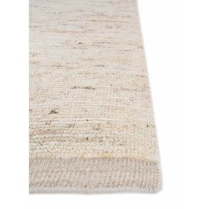 พรมขนสัตว์สีงาช้าง Blythe Ivory ลายเรขาคณิตแบบนามธรรม ถักด้วยมือ สำหรับตกแต่งบ้าน ห้องนั่งเล่น ทางเข้าบ้าน โถงทางเดิน รูปทรงสี่เหลี่ยมผืนผ้า ดีไซน์แบบจิ๊กซอว์ รุ่นใหม่ AKWL-1733 - Product Image 4