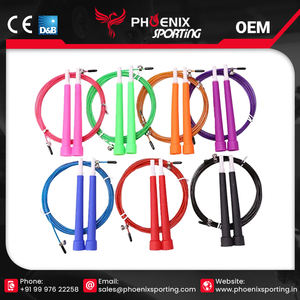 Cuerda de alta velocidad y rápida, cuerda para saltar, cuerda para saltar para Fitness, bolsa negra, juego, artículo de PVC de acero al mejor precio - Product Image 6